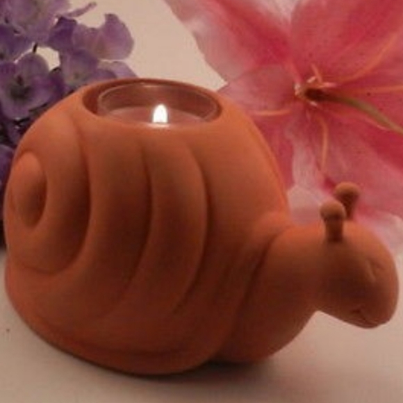 PartyLite Other - PartyLite Snail Terra Cotta Tealight Holder